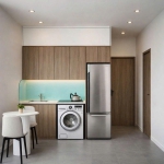 Combo Nội Thất Nhà Bếp Nhỏ Gọn - Thiết Kế Tủ Bếp Chữ I Kịch Trần