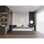 Combo Nội Thất Phòng Ngủ Luxury Màu Xám Ghi