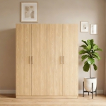 Tủ 4 cánh Gỗ Sáng Basic