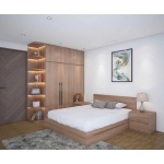 Tủ Quần Áo 2 Cánh Gỗ MDF Hiện Đại - Thiết Kế Tối Giản Cho Phòng Ngủ Nhỏ