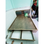 GIƯỜNG NGỦ GỖ MDF MẪU MỚI MÀU SANG NT-702