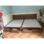 GIƯỜNG NGỦ GỖ CÔNG NGHIỆP MDF GIÁ TẠI XƯỞNG