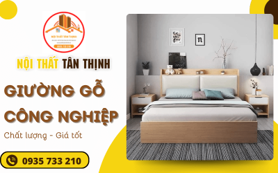 5 lý do nên chọn giường gỗ công nghiệp Tân Thịnh cho gia đình