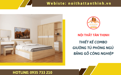 Các cách thiết kế combo giường tủ cho không gian phòng ngủ