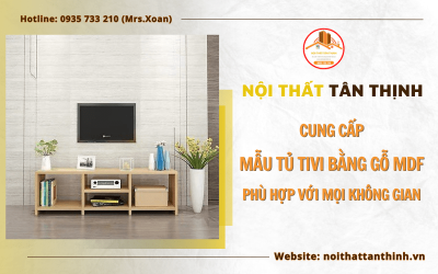 Cung cấp các mẫu tủ tivi bằng gỗ MDF phù hợp với mọi không gian