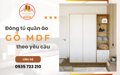 Địa chỉ đóng tủ quần áo gỗ MDF theo yêu cầu uy tín số 1 Bình Chánh