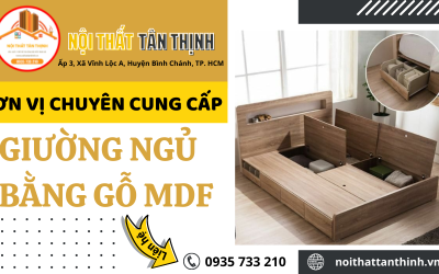 Đơn vị chuyên cung cấp giường ngủ bằng gỗ tại TPHCM