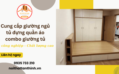 Đơn vị cung cấp giường ngủ, tủ đựng quần áo, combo giường tủ chất lượng, giá rẻ