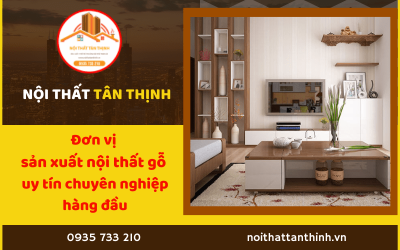 Đơn vị sản xuất nội thất gỗ uy tín chuyên nghiệp hàng đầu - Tân Thịnh