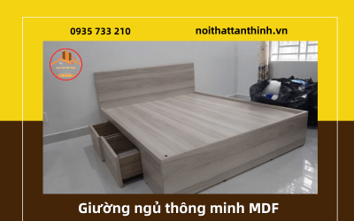 Giường ngủ thông minh MDF - Lựa chọn tối ưu cho phòng nhỏ hẹp