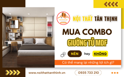 Những lợi ích tuyệt vời khi mua giường tủ MDF theo combo