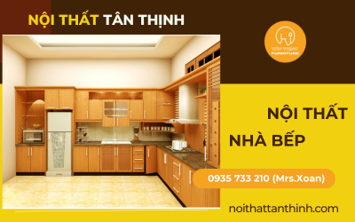 Nội Thất Tân Thịnh - Chuyên thiết kế thi công các sản phẩm nội thất nhà bếp giá tốt tại TP.HCM