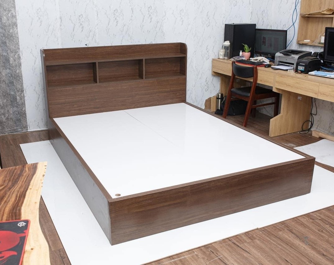 giường gỗ công nghiệp