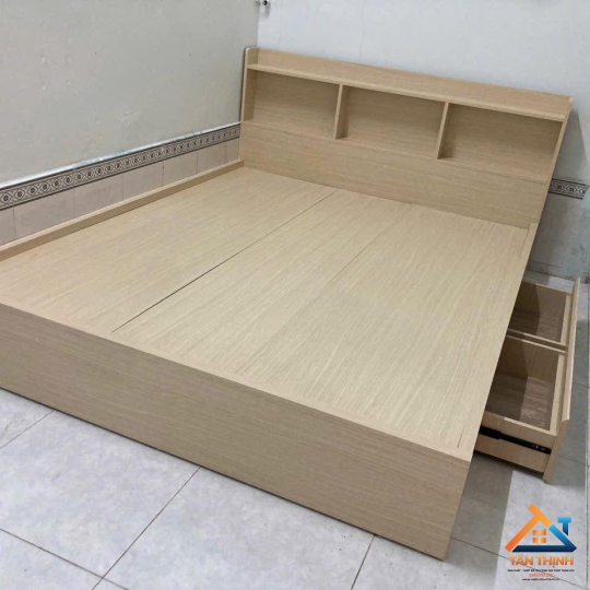 giường gỗ công nghiệp