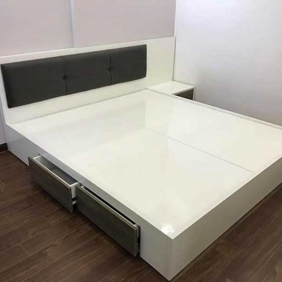 giường gỗ công nghiệp