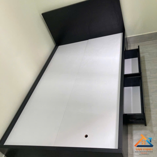 giường gỗ công nghiệp có ngăn kéo