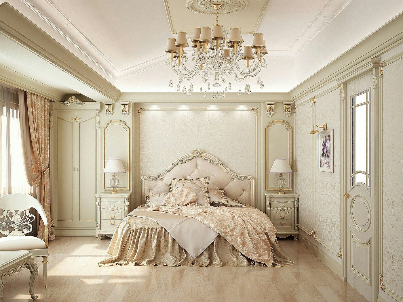 thi công phòng ngủ cổ điển TP.HCM