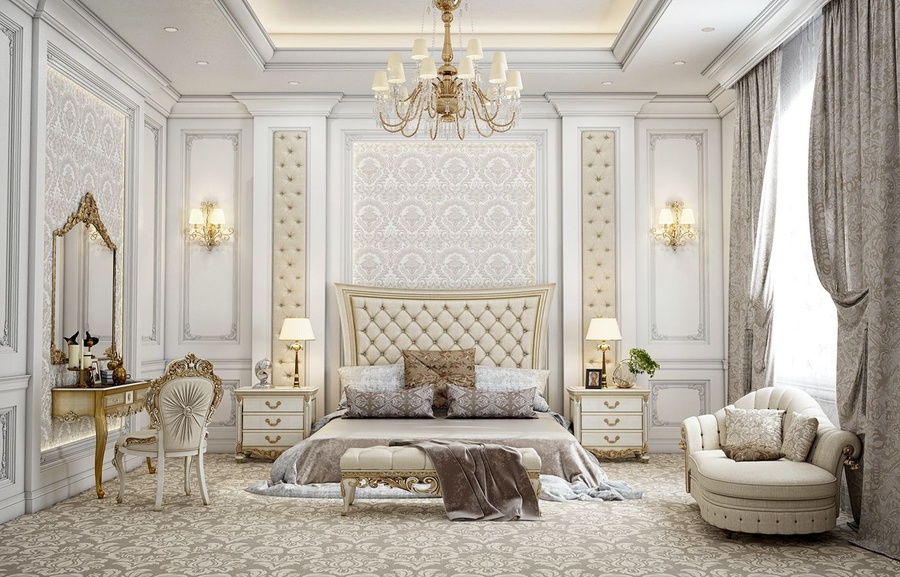 thi công phòng ngủ cổ điển TP.HCM
