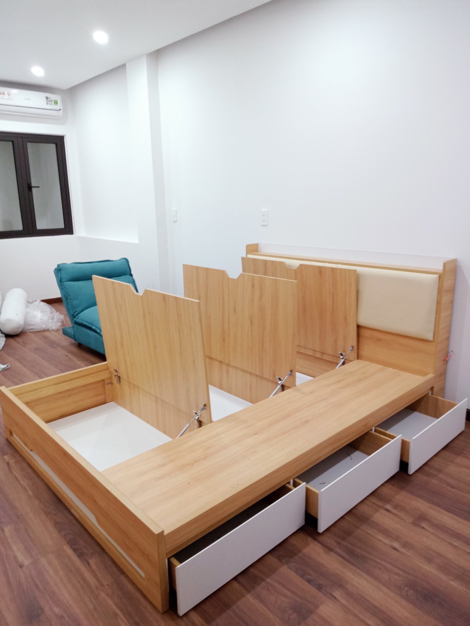 giường ngủ gỗ công nghiệp mdf