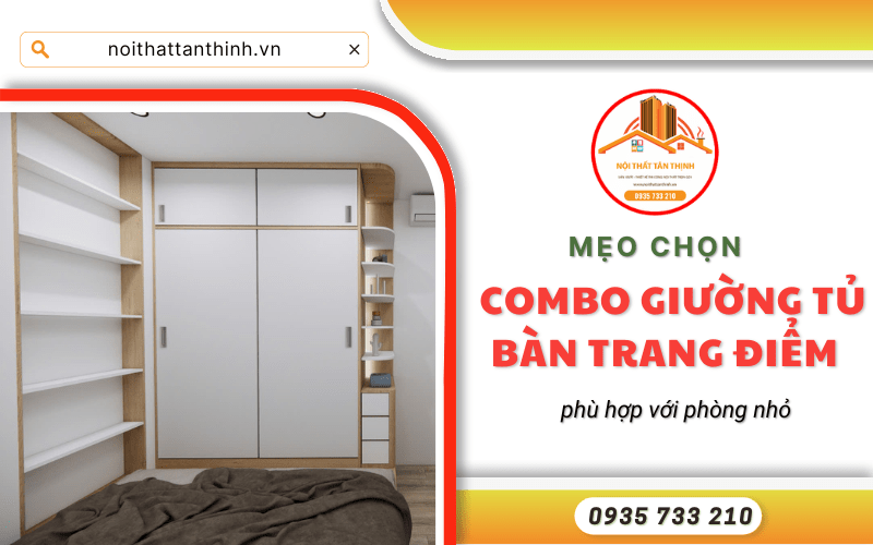 combo giường tủ bàn trang điểm