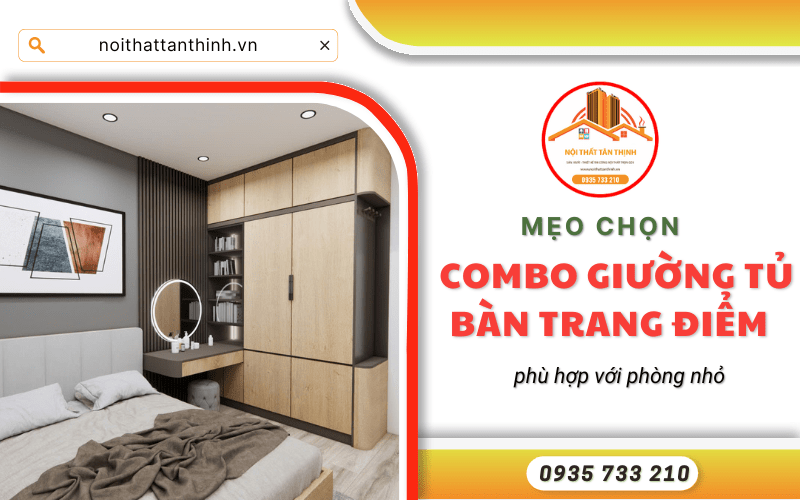 combo giường tủ bàn trang điểm