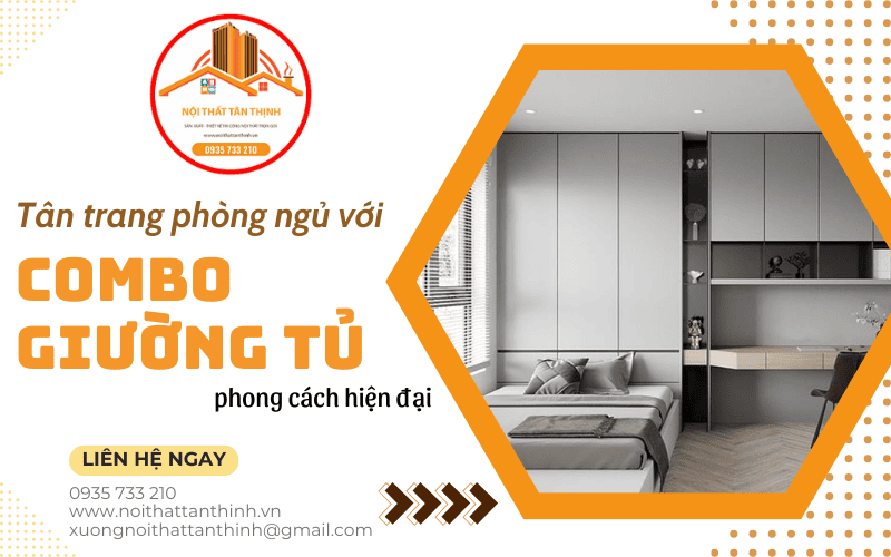 combo giường tủ phòng ngủ