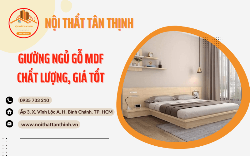 giường ngủ gỗ MDF