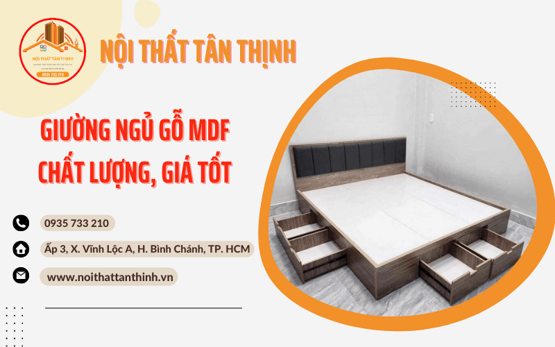 giường ngủ gỗ MDF