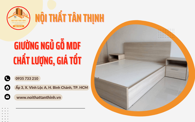 giường ngủ gỗ MDF