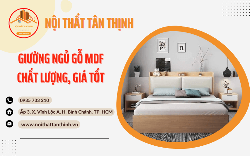 giường ngủ gỗ MDF