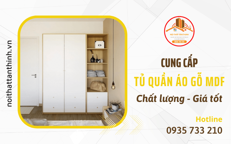 Tủ quần áo gỗ MDF