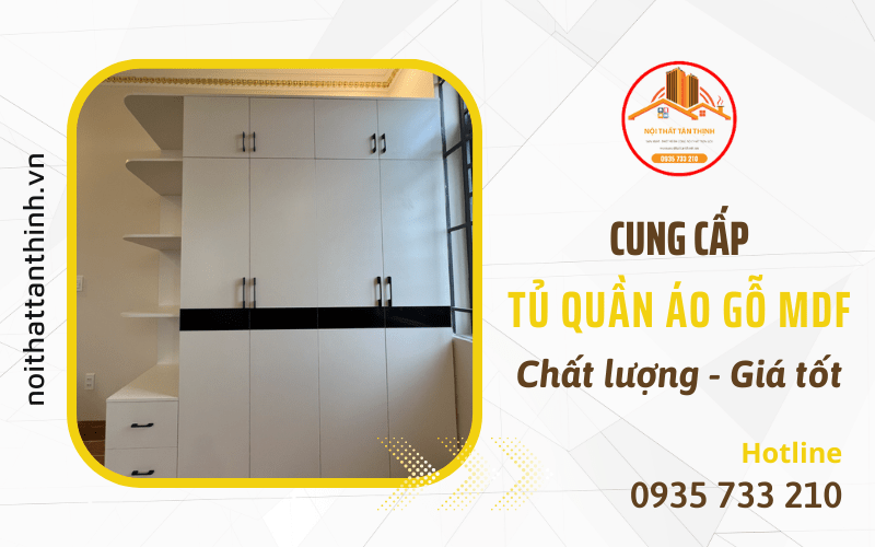 Tủ quần áo gỗ MDF