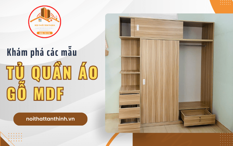 tủ quần áo gỗ MDF