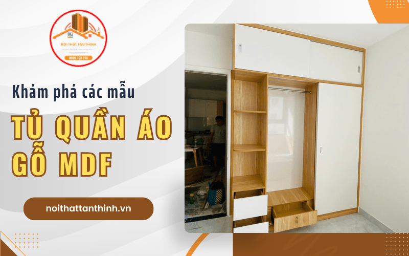 tủ quần áo gỗ MDF