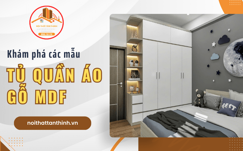 tủ quần áo gỗ MDF