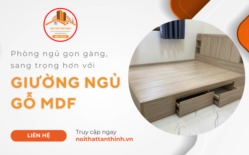 giường ngủ gỗ MDF