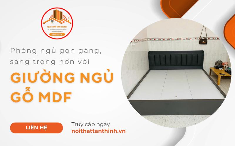 giường ngủ gỗ MDF