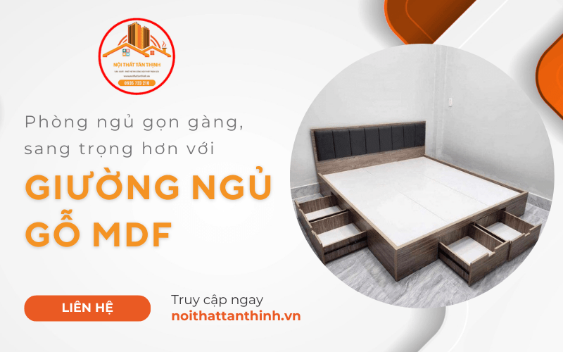giường ngủ gỗ MDF