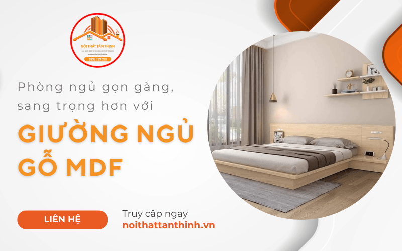 giường ngủ gỗ MDF