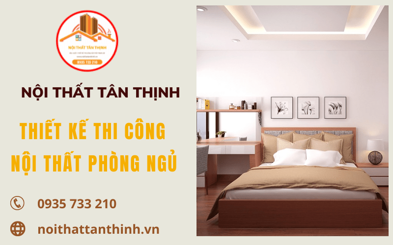 thiết kế thi công nội thất phòng ngủ