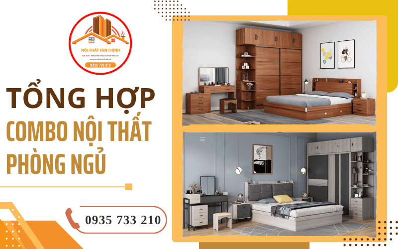 combo nội thất phòng ngủ giá rẻ
