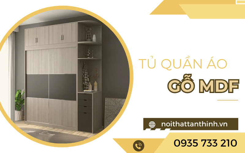 tủ quần áo gỗ MDF