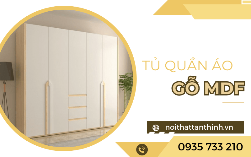 tủ quần áo gỗ MDF