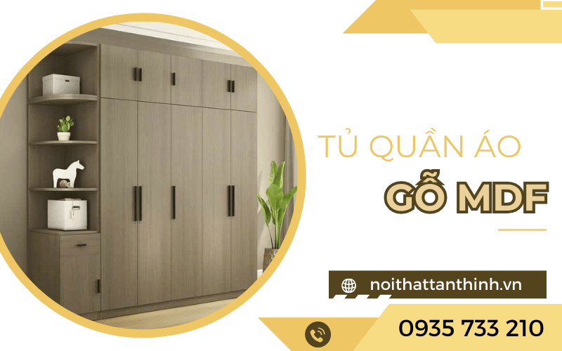 tủ quần áo gỗ MDF