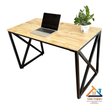 Bàn làm việc gỗ chân sắt