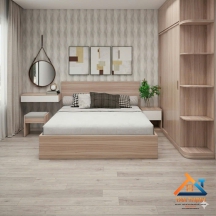 Combo nội thất phòng ngủ trọn bộ giá rẻ gỗ MDF hiện đại