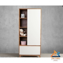 TỦ QUẦN ÁO GỖ THIẾT KẾ NHỎ GỌN