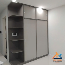 Tủ áo MDF phủ melamin 