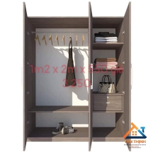 TỦ ĐỰNG QUẦN ÁO GỖ MDF NT-6513