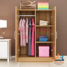 TỦ ĐỰNG QUẦN ÁO GỖ MDF NHỎ GỌN NT-2315